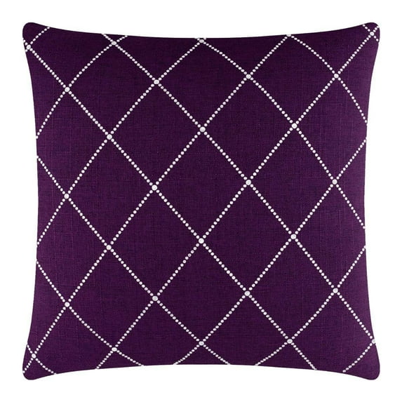 Sparkles Home Rhinestone X Pillow Purple