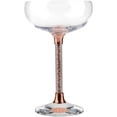 thumbnail image 1 of Sparkles Home Vetrina Stem Coupe Glasses Feature Wide, Scoop-Shaped Bowl, Chic Crystal Glasses Perfect Cocktails and Delectable Desserts, Crystal-Filled Stems, Rose, Set of 6, 1 of 8