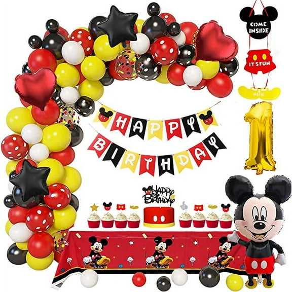 Sparkles Hub M - Mouse Party Decoration Kits Latex Popular Characters, 281 Pieces