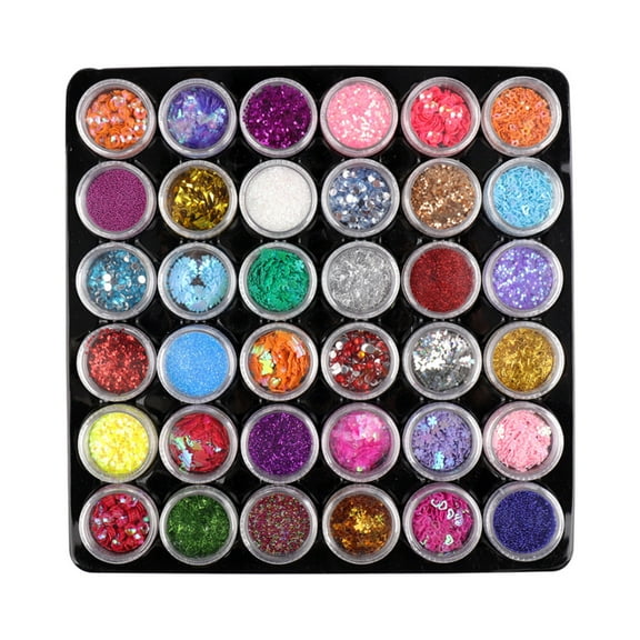 Sparklin Valentines Various Sequins Glitter For Epoxy Resin Mold Fillings Slime Filler Decoration 36 Color
