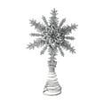 thumbnail image 1 of Sparkling 3D Christmas Tree Topper Star with Radiating Layers, Festive Fleece Design, Elegant Holiday Decoration for Christmas Tree, Reusable and Easy to Install, 1 of 5
