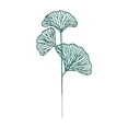 thumbnail image 1 of Sparkling Artificial Gingko Leaf Stem Faux Foliage Pick For Christmas Tree Decoration Home Decor Accents And Holiday Party Table Centerpieces,Green, 1 of 4