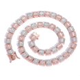 thumbnail image 1 of Sparkling Big Hip Hop Tennis Necklaces for Men, Width 10MM Men Tennis Chains, Solid Thick Iced Out Necklace Chain, 16-24 Inch - Gift Box Included, 1 of 7