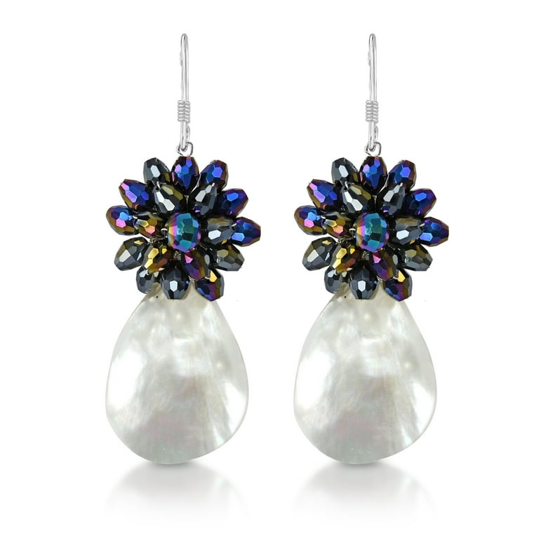Seashell dangle earrings deals