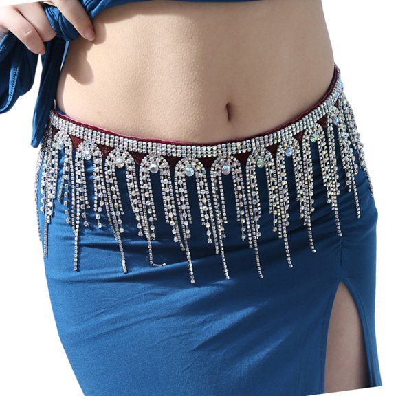 Sparkling Body Chain Jewelry Body Jewelry Gold Silver Tassels for Dance Costume Enhancement