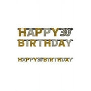 Sparkling Celebration 30 Prismatic Letter Banner