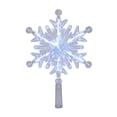 thumbnail image 1 of Sparkling Christmas Plastic LED Illuminated Christmas Tree with Glittering Snowflake and Star Tree Topper Creating A Magical Holiday, 1 of 3