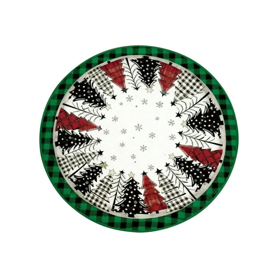 Sparkling Christmas Tree Skirt with Snowflake Pattern 24 Inch Glittery Tree Skirt for Christmas Holiday Decor