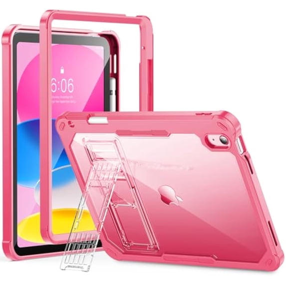 Sparkling Clear Anti-Drop Case with Stand for iPad 10th/11th Gen