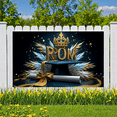 thumbnail image 1 of Sparkling Crown Prom Banner Event Decoration Festive Design Graduation Party for Graduation Ceremony School Event Photo Shoot, 1 of 8