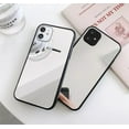 thumbnail image 1 of Sparkling Crystal Makeup Mirror Plating Soft Case for iPhone 14 Plus - Black Bumper Shockproof Protection Cover, 1 of 6