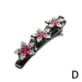 thumbnail image 1 of Sparkling Crystal Stone Braided Hair Clips, Double Bangs Hair Clips Braidesd Z3G0, 1 of 9