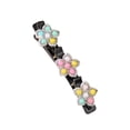 thumbnail image 1 of Sparkling Crystal Stone Braided Hair Clips,Lucky Crystal Stone Double Layer Hair Bands Clips,Rhinestones Triple Braided Hair Clips for Girls Women (Colorful Heart, 9.6cm*3cm), 1 of 4