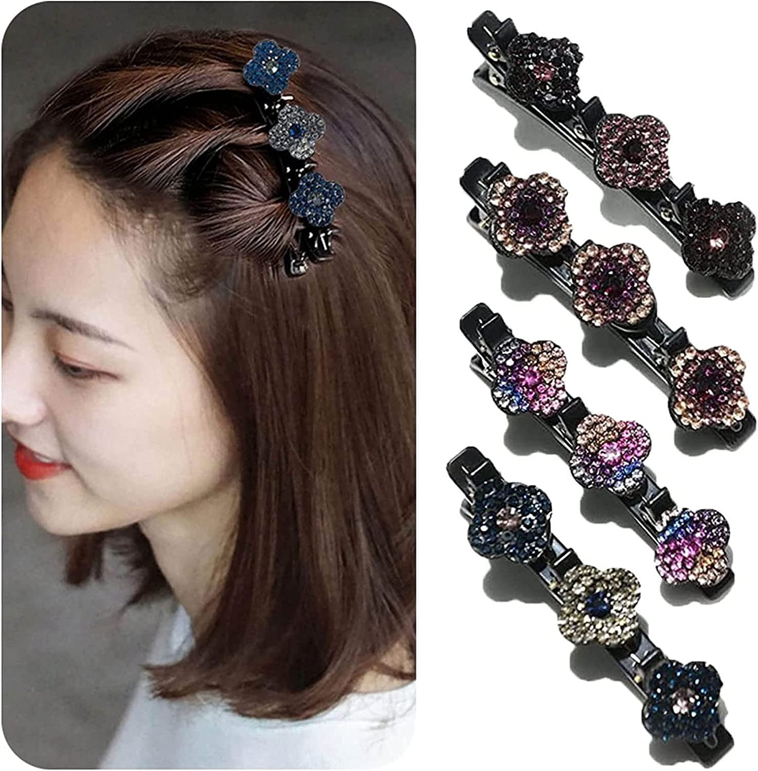 Fancy barrettes for thick hair discount