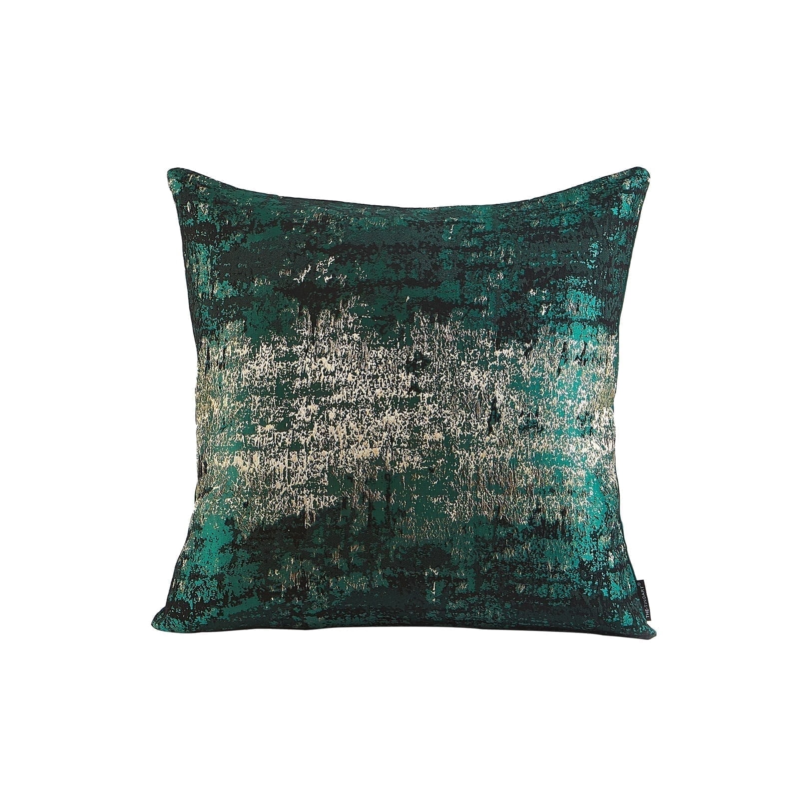 Sparkling Decorative Throw Pillow Covers Soft Green Gold Glitter Square Cushion Cover Pillowcase for Couch Bed and Chair Green Gold 20" x 20"