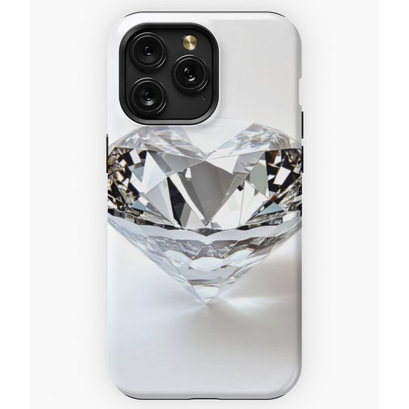 Sparkling Diamond Facets Gemstone Jewel Graphic A10129 Phone Case for iPhone 11 to 17 Pro Max