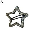 thumbnail image 1 of Sparkling Five-pointed Star Hairpin Headdress Trendy Accessories Pentagram Hair Zircon Shiny Korean Clip F V5Y8 Hair, 1 of 8