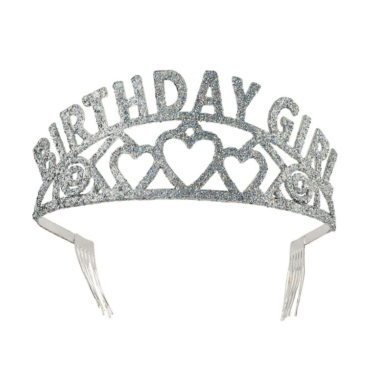 Tiara Birthday Girl Glitter Costume Accessory Tiara Birthday Girl Glitter Costume Accessory