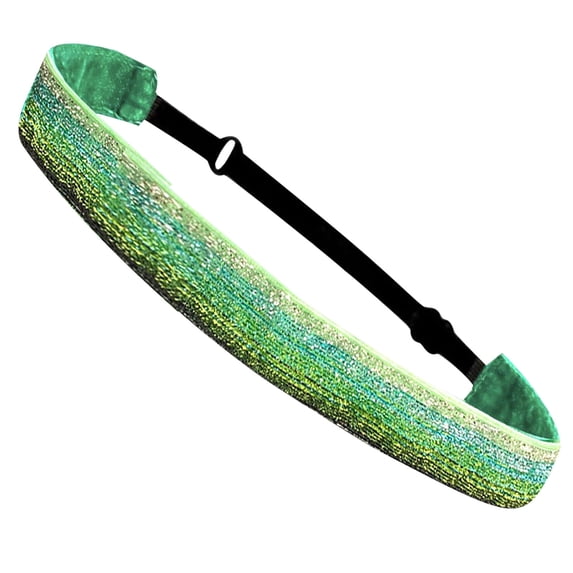 Sparkling Glitter Sports Headband - Non-Slip Elastic Yoga Headwrap for Running Fitness - Color 7