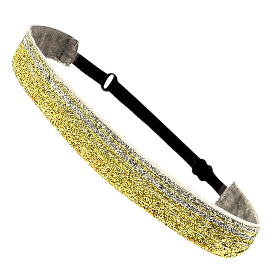 Sparkling Glitter Sports Headband - Non-Slip Elastic Yoga Headwrap for Running Fitness - Color 8