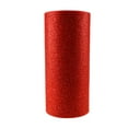 thumbnail image 1 of Sparkling Glitter Tulle Fabric Roll, 25-Yard x 6-Inch - Red, 1 of 2