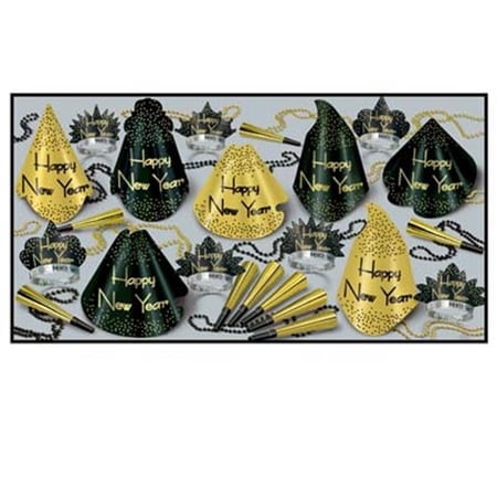 Sparkling Gold New Year's Eve Party Assortment for 25