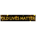 thumbnail image 1 of Sparkling Golden Star Adorned Old Lives Matter Banner Party Decoration Backdrop Photography Props Background for Celebrations Events Gatherings Parties, 1 of 7
