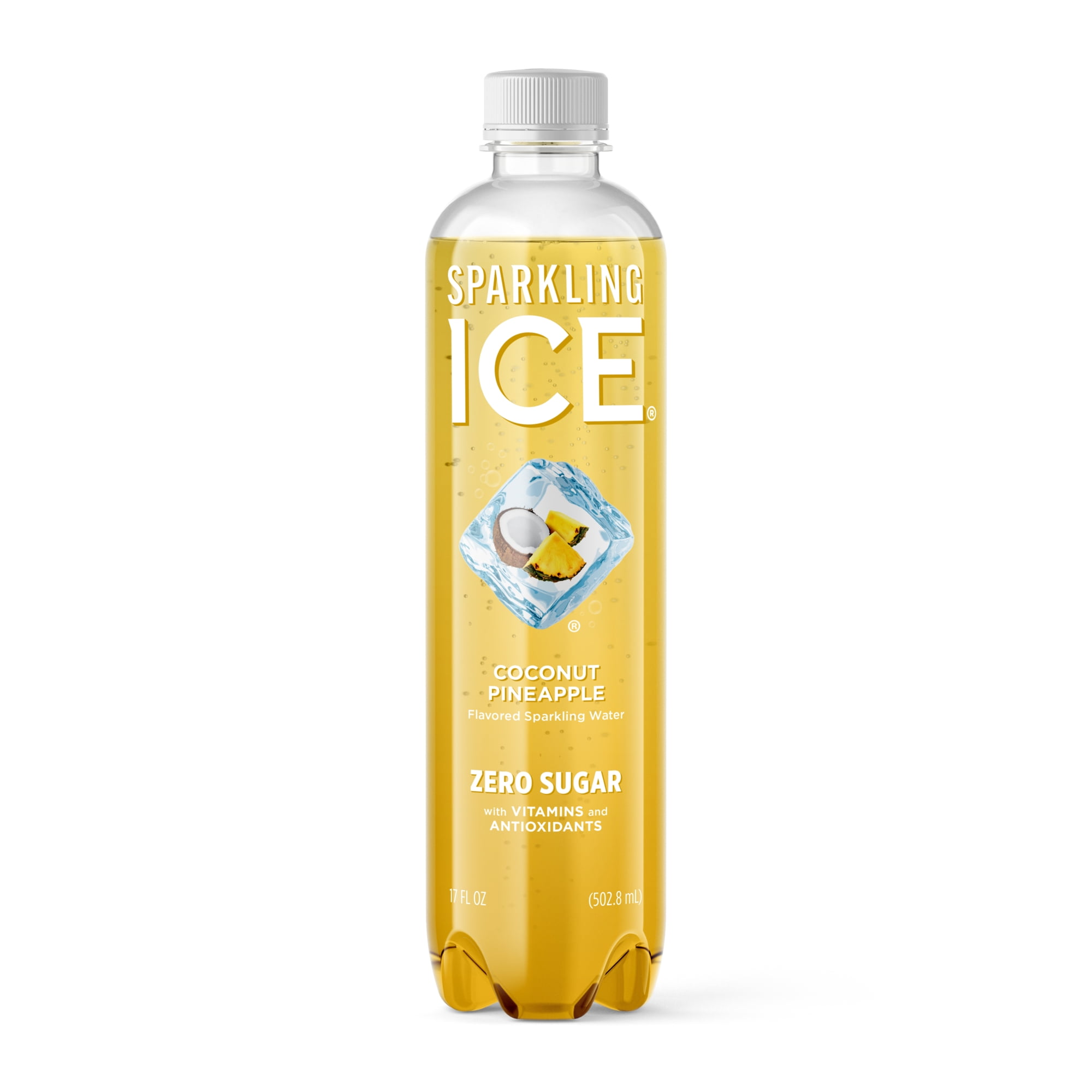 Sparkling ICE Coconut Pineapple Sparkling Water 17 fl oz Plastic Bottle, Allergens Not Contained