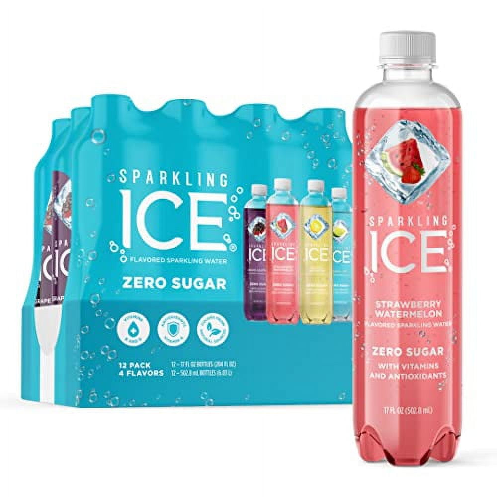 Sparkling Ice Blue Variety Pack, Flavored Sparkling Water, Zero Sugar