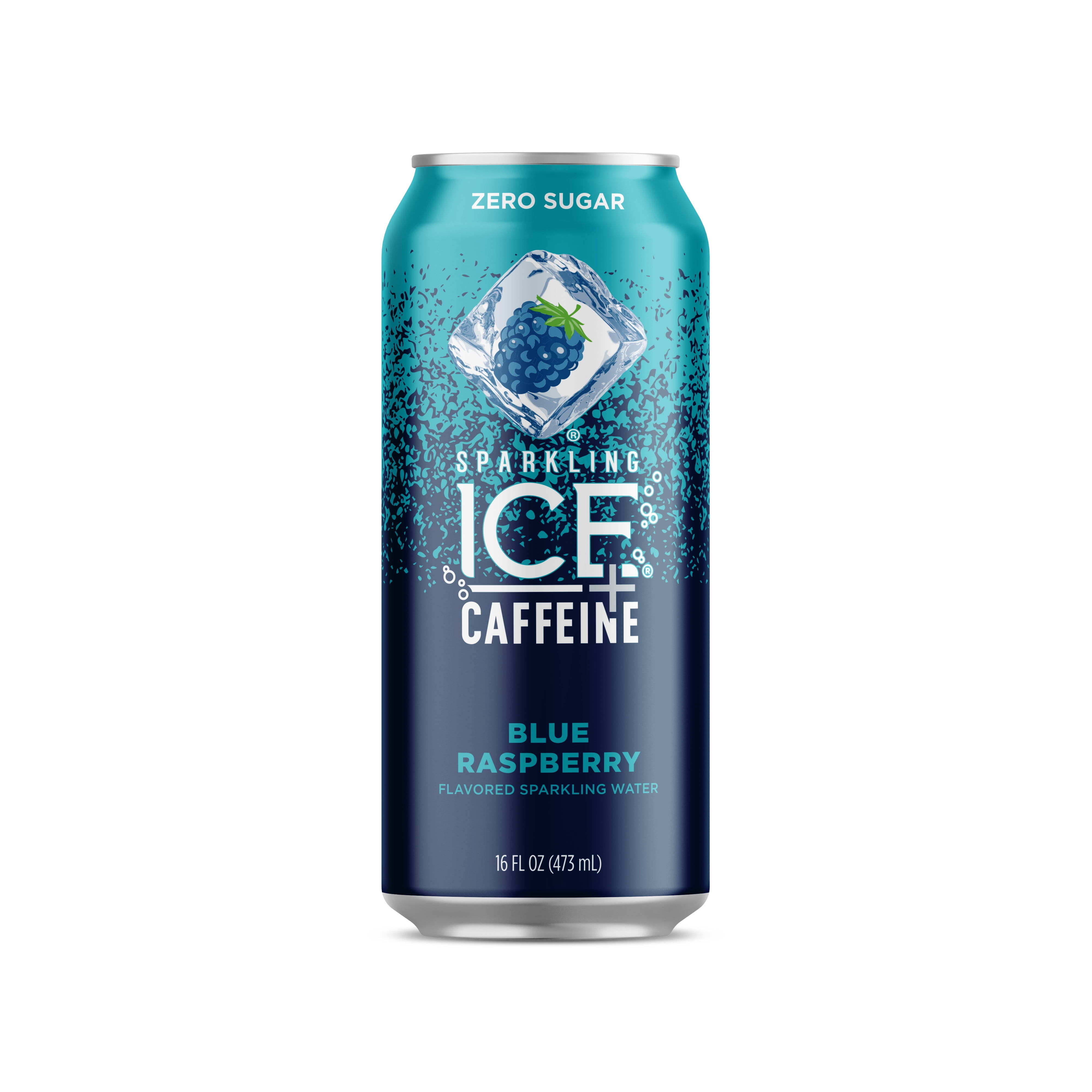 Sparkling Ice® +Caffeine Naturally Flavored Sparkling Water, Blue