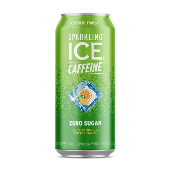 Sparkling Ice® +Caffeine Naturally Flavored Sparkling Water, Citrus Twist 16 fl oz