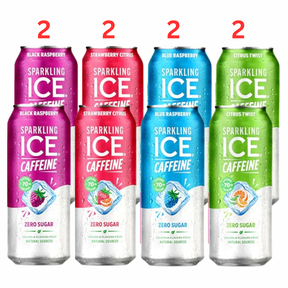 Ice Caffeine Flavors Sparkling Waters