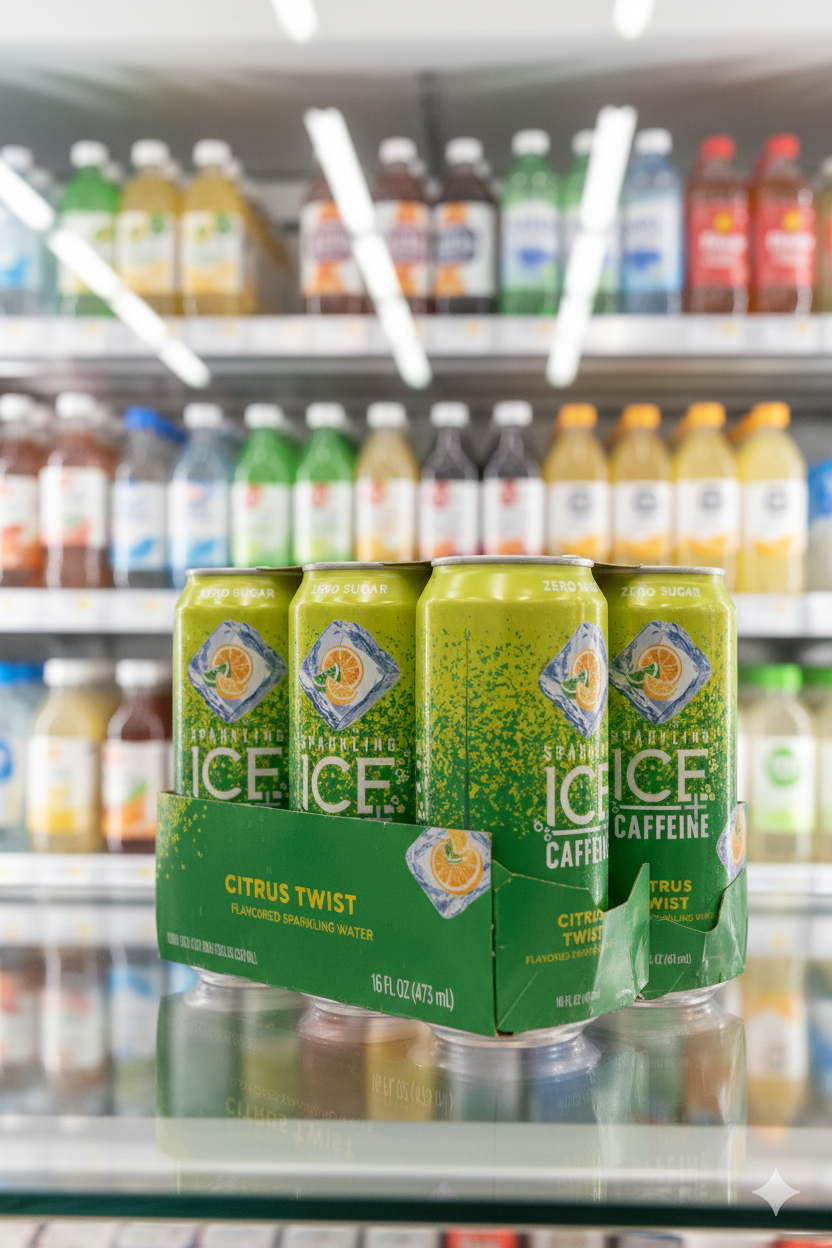 Sparkling Ice® Citrus Twist Sparkling Water – Zero Sugar, 16 oz Bottles (6‑Pack)