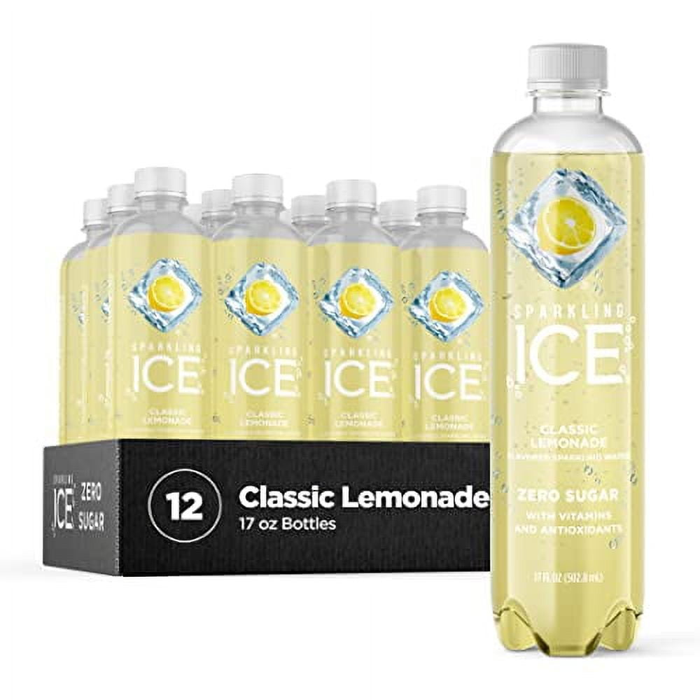 Sparkling Ice, Classic Lemonade Sparkling Water, Zero Sugar Flavored