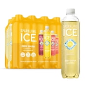 Sparkling Ice Lemonade Variety Pack, Flavored Sparkling Water, 17 fl oz, 12 count