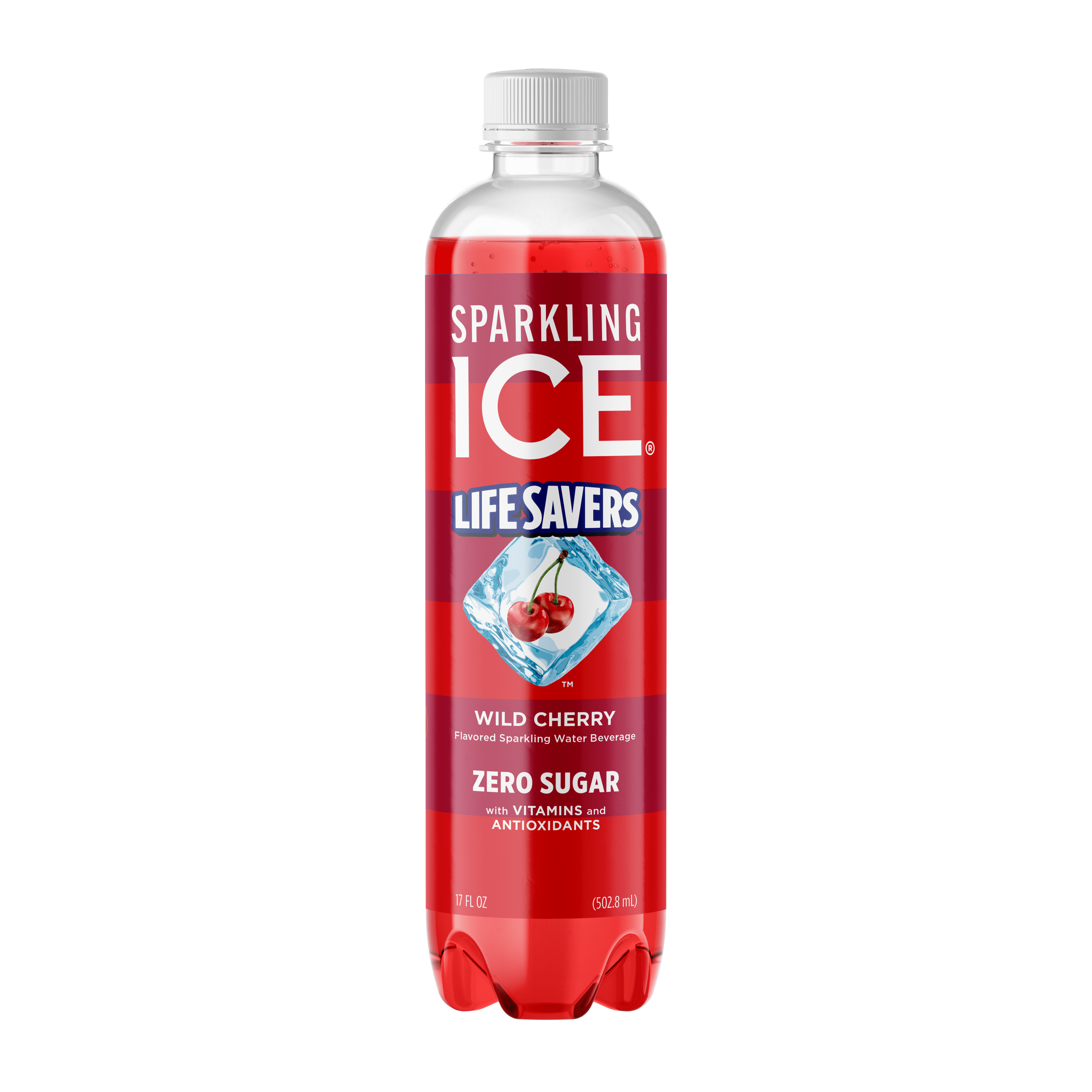 ミネラルウォーター Life Essence Winter Life Series 0 600ml Sparkling Ice Life Savers Wild Cherry 17oz bottle *Zero Sugar