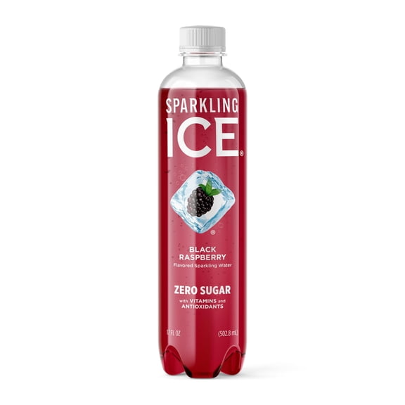 Pack of 2 - Sparkling Ice Zero Sugar Black Raspberry Sparkling Water 17 fl oz