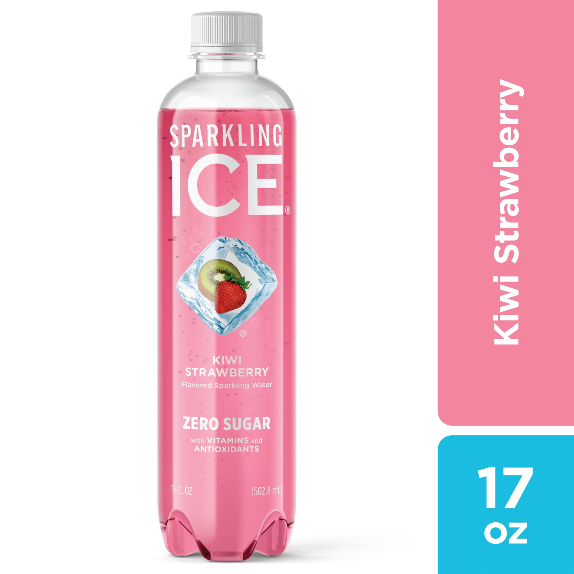 Walmart savings: Sparkling Ice® Fruity Kiwi Strawberry Sparkling Water, 17 Fl Oz Beverage Bottle
