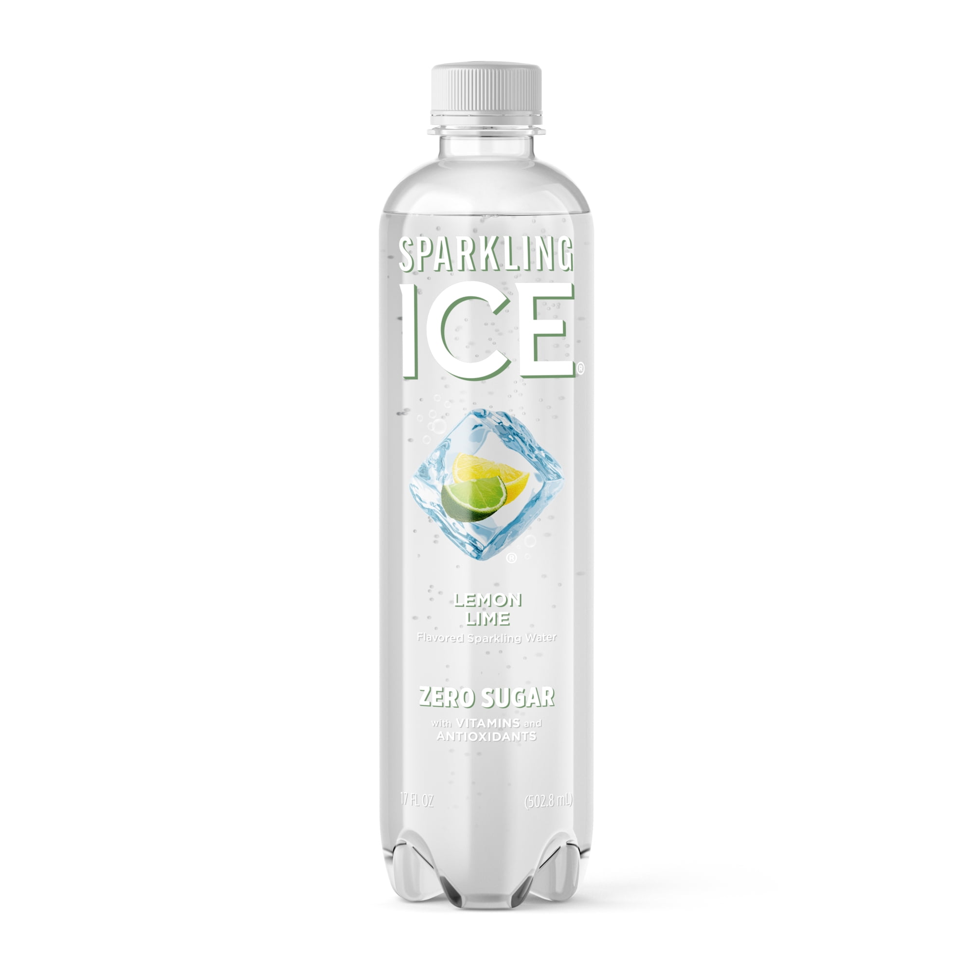 Sparkling Ice Naturally Flavored Sparkling Water, Lemon Lime 17 fl oz Plastic Bottle, Allergens Not Contained