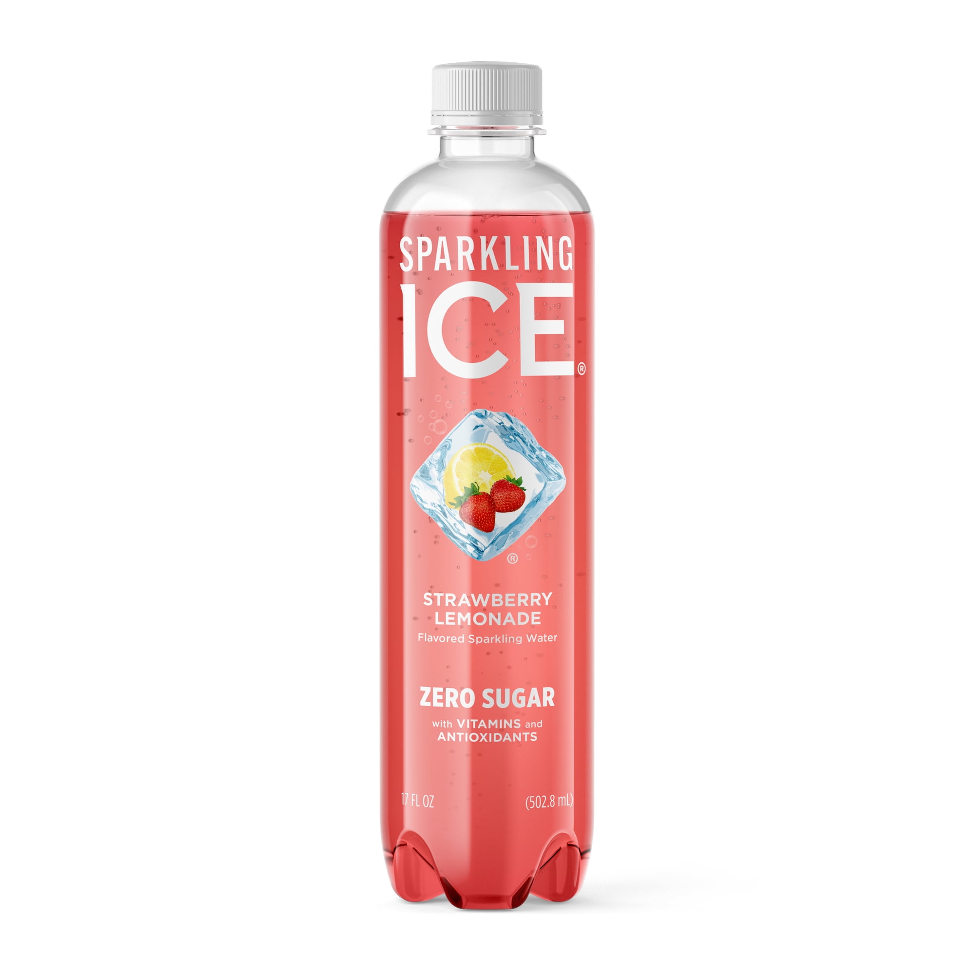 Sparkling Ice Naturally Flavored Sparkling Water, Strawberry Lemonade 17 Fl Oz
