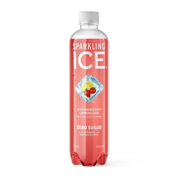Sparkling Ice Naturally Flavored Sparkling Water, Strawberry Lemonade 17 Fl Oz