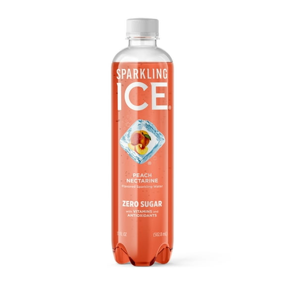 Sparkling Ice Naturally Flavored Sparkling Water, Peach Nectarine 17 fl oz