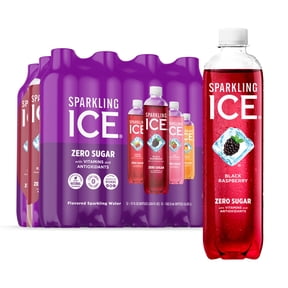 Sparkling Ice Purple Variety Pack, Flavored Sparkling Water, 17 fl oz, 12 count