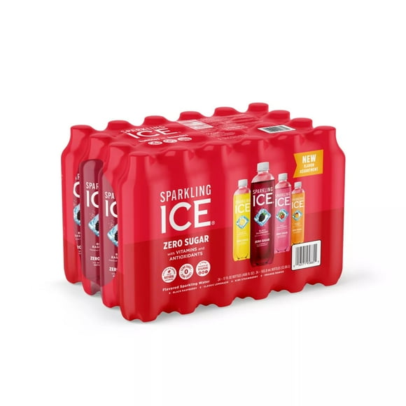 Sparkling Ice Red Variety Pack, 17 Fluid Ounce (Pack of 24)