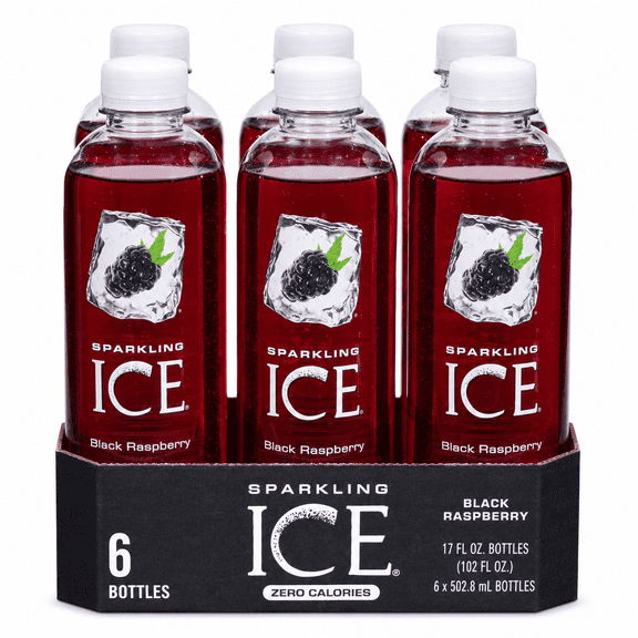 Sparkling Ice Sparkling Water Black Raspberry Zero Calories 6 Count 17 fl oz