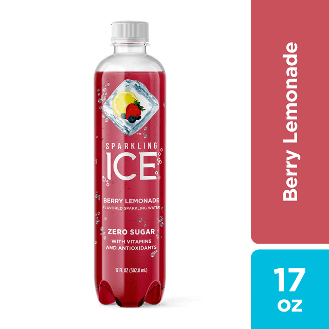 Sparkling Ice Zero Sugar Flavored Sparkling Water, Berry Lemonade