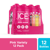 Sparkling Ice® Zero Sugar Flavored Sparkling Water, Variety Pack, 17 Fl Oz, 12 Count (Black Cherry, Peach Nectarine, Coconut Pineapple, Fruit Punch)
