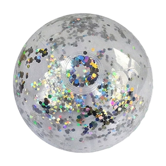 Sparkling Inflatable Water Accessory for Pool Beach Transparent Glitter Gear for Swimming and Leisure Outdoors