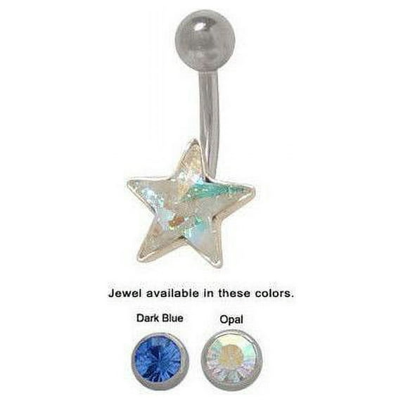 BodyJewelryOnline Belly Button Ring Jewel Star