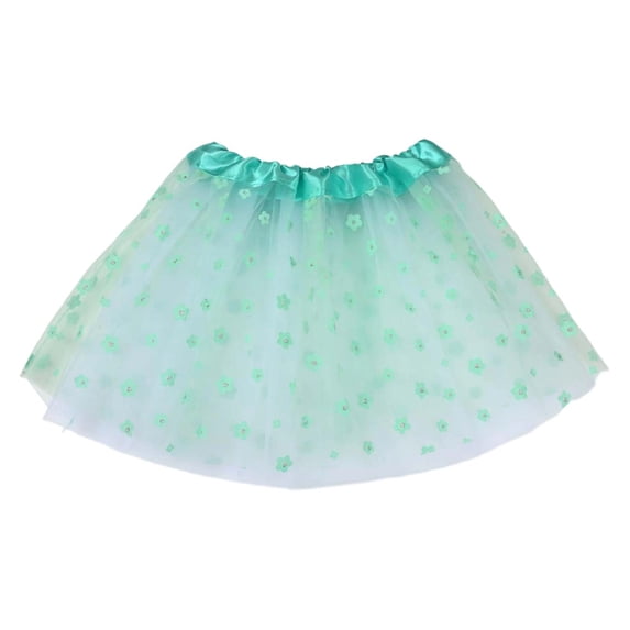 Sparkling Layered Tutu Skirt for Girls, 3-Layer Tulle Design with Stars and Sequins, for Party, Dance, and Ballet Performance, Ages 4-12